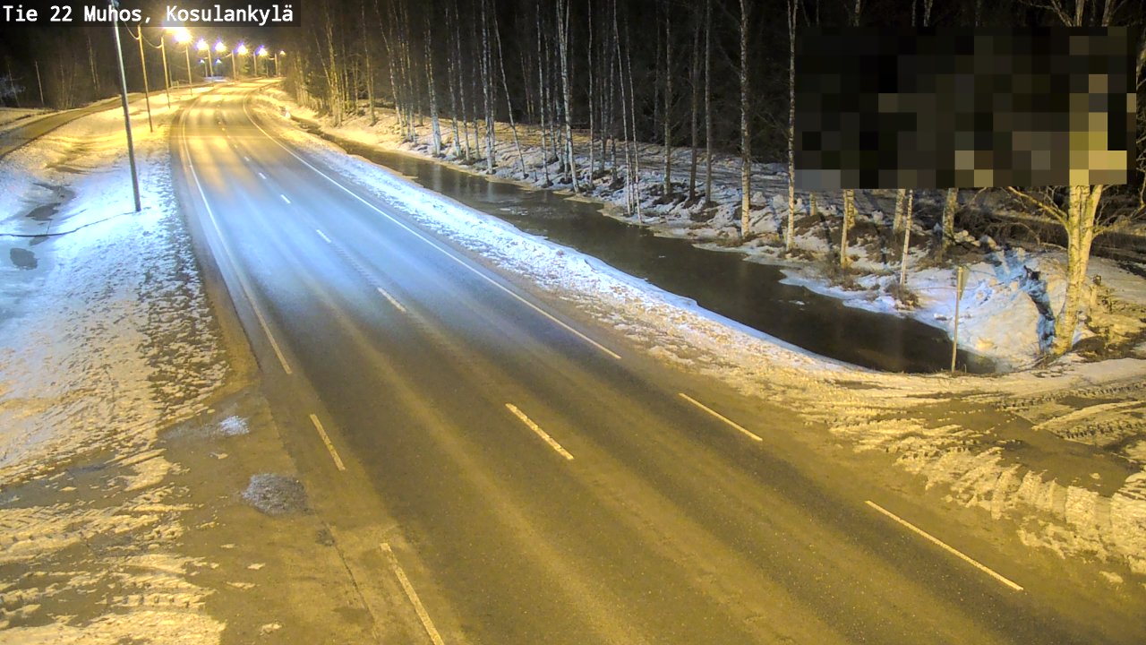 Kelikamerat Kuva Tie 22 Muhos, Kosulankylä, Muhos, Pohjois-Pohjanmaa