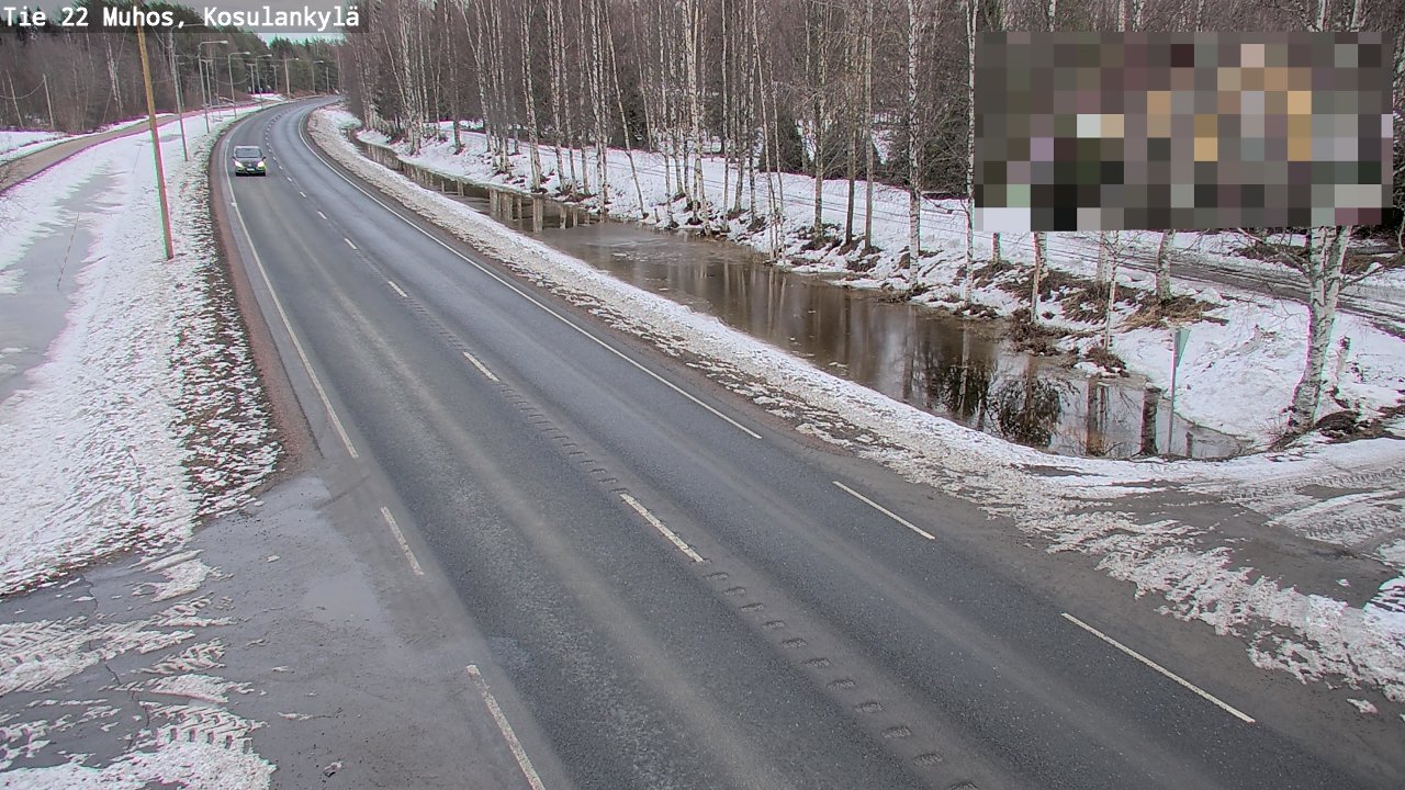 Kelikamerat Kuva Tie 22 Muhos, Kosulankylä, Muhos, Pohjois-Pohjanmaa