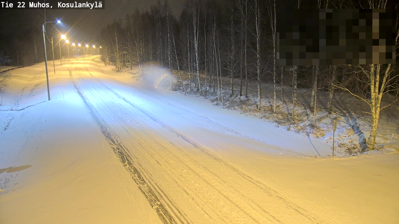 Kelikamerat Kuva Tie 22 Muhos, Kosulankylä, Muhos, Pohjois-Pohjanmaa