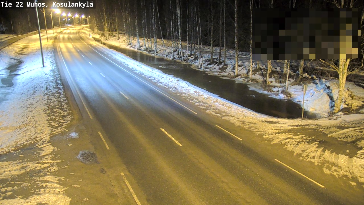 Kelikamerat Kuva Tie 22 Muhos, Kosulankylä, Muhos, Pohjois-Pohjanmaa