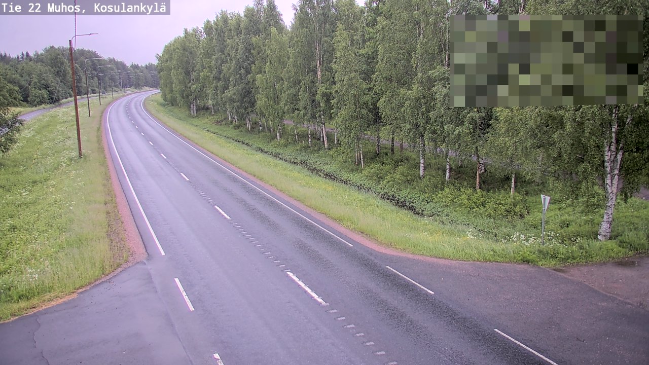 Kelikamerat Kuva Tie 22 Muhos, Kosulankylä, Muhos, Pohjois-Pohjanmaa