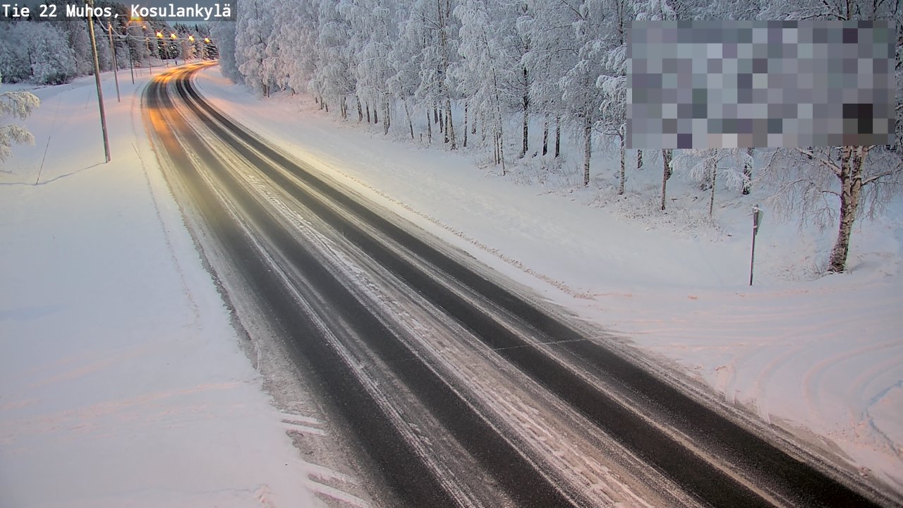 Kelikamerat Kuva Tie 22 Muhos, Kosulankylä, Muhos, Pohjois-Pohjanmaa
