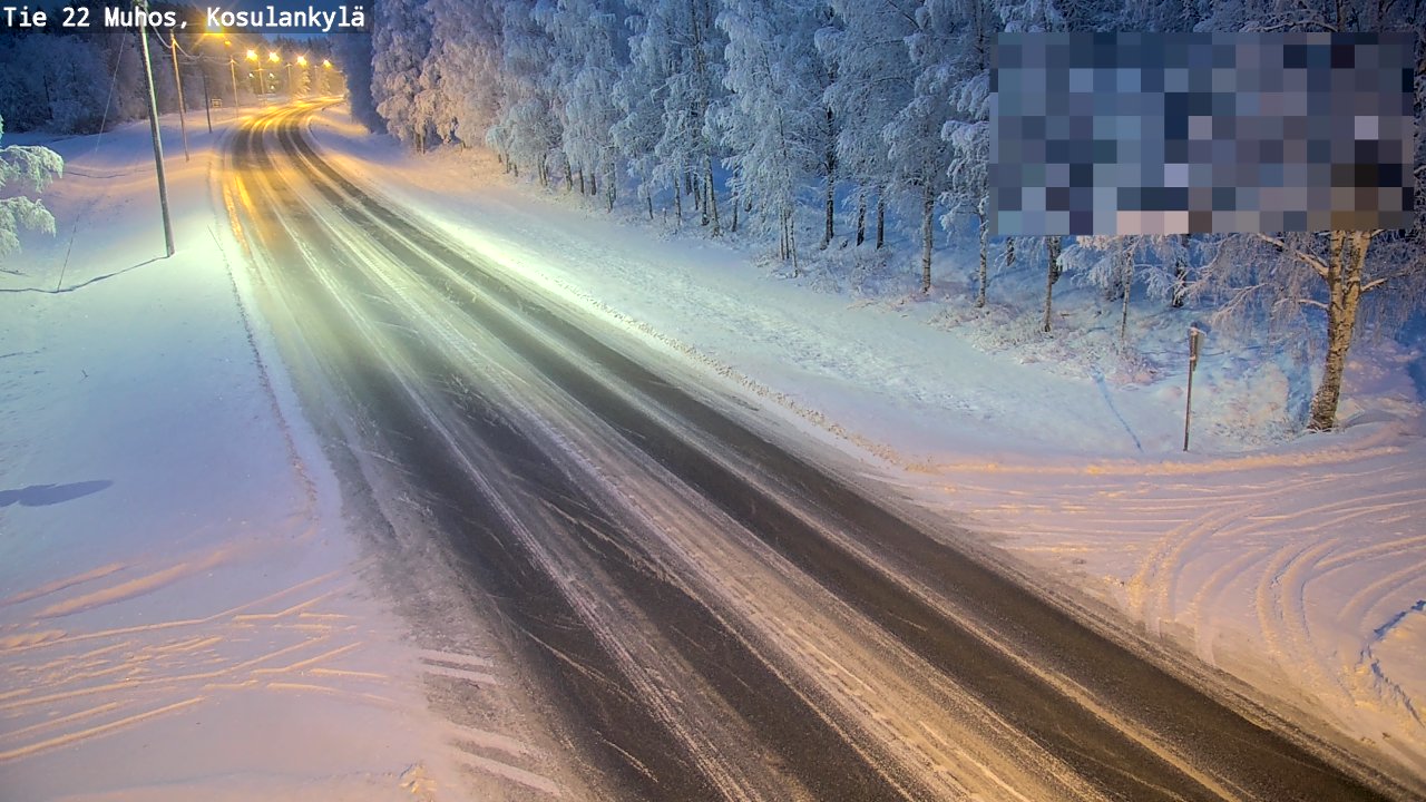 Kelikamerat Kuva Tie 22 Muhos, Kosulankylä, Muhos, Pohjois-Pohjanmaa