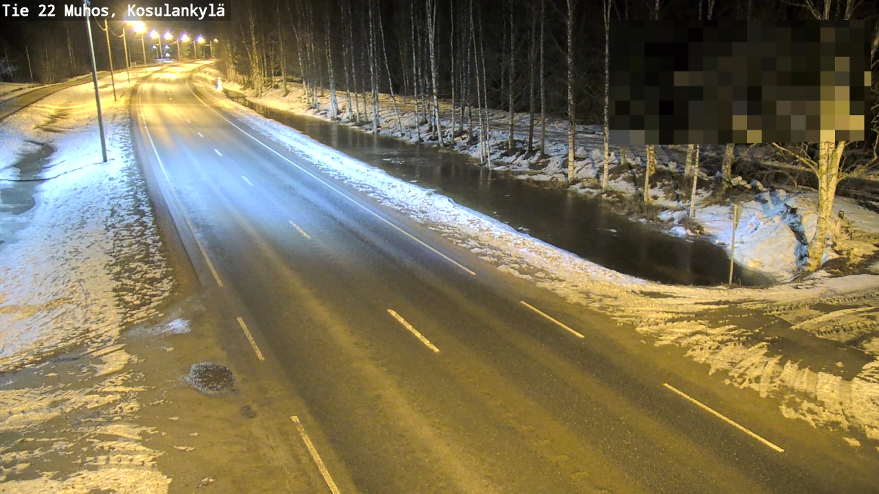 Kelikamerat Kuva Tie 22 Muhos, Kosulankylä, Muhos, Pohjois-Pohjanmaa