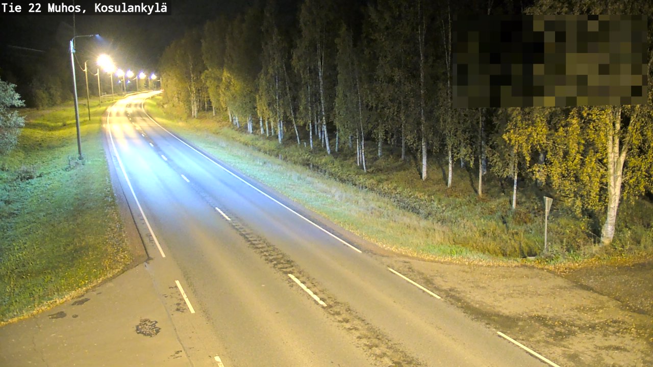 Kelikamerat Kuva Tie 22 Muhos, Kosulankylä, Muhos, Pohjois-Pohjanmaa