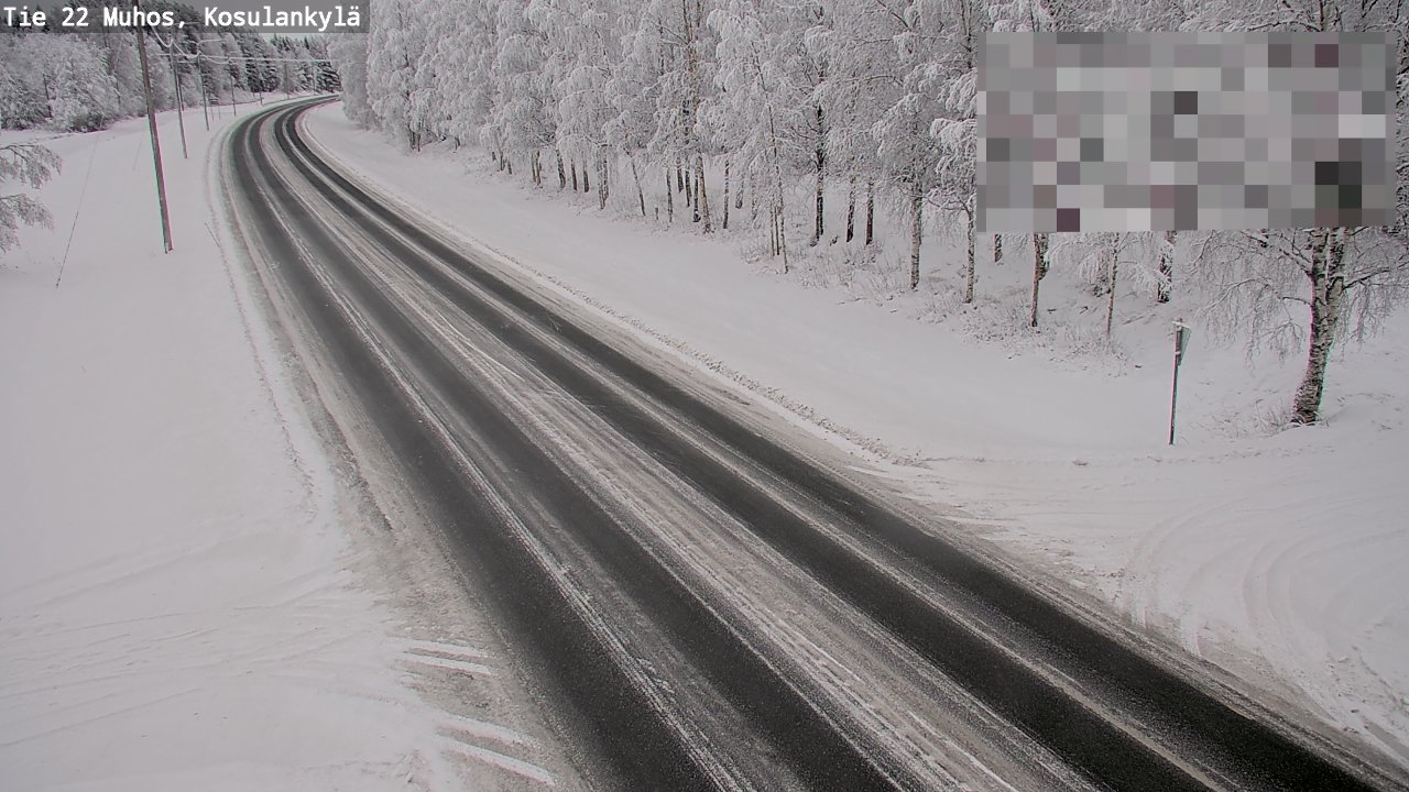 Kelikamerat Kuva Tie 22 Muhos, Kosulankylä, Muhos, Pohjois-Pohjanmaa