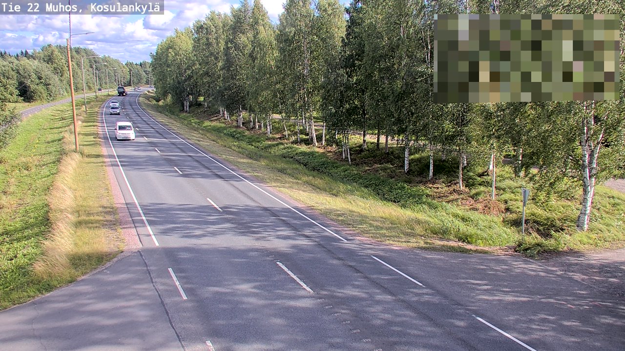 Kelikamerat Kuva Tie 22 Muhos, Kosulankylä, Muhos, Pohjois-Pohjanmaa