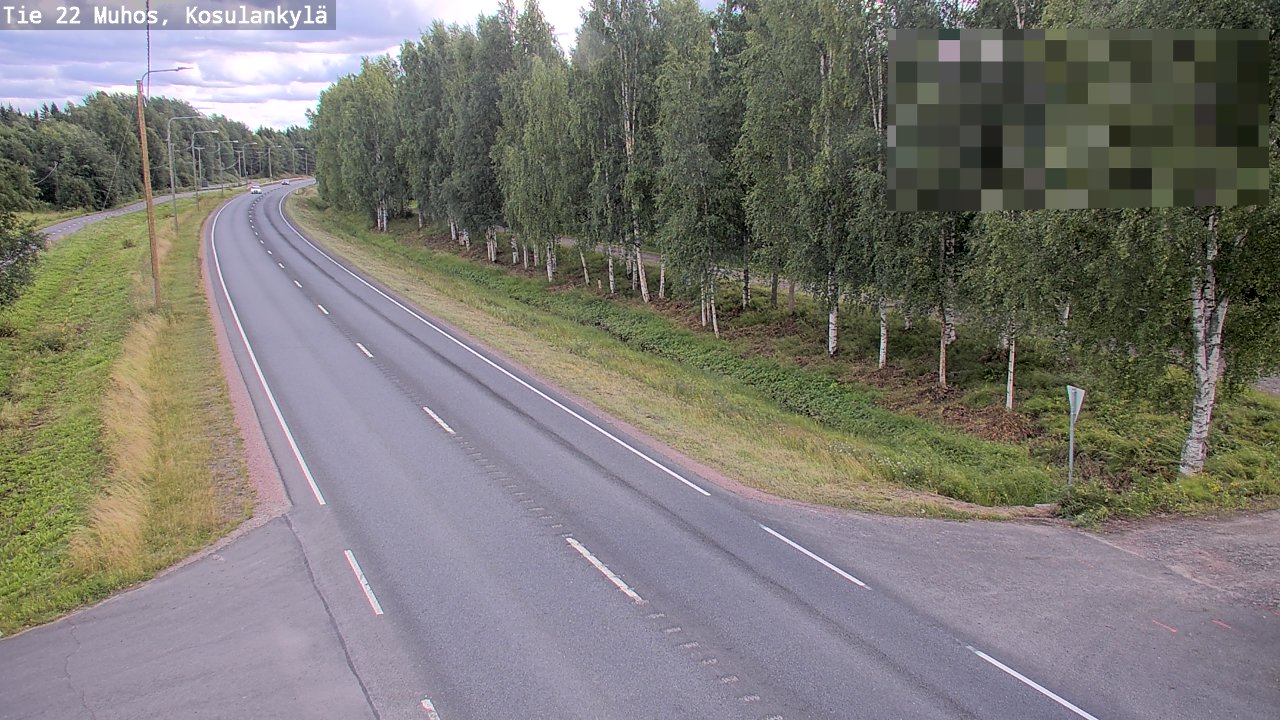 Kelikamerat Kuva Tie 22 Muhos, Kosulankylä, Muhos, Pohjois-Pohjanmaa