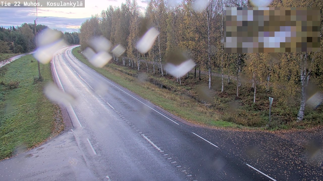 Kelikamerat Kuva Tie 22 Muhos, Kosulankylä, Muhos, Pohjois-Pohjanmaa