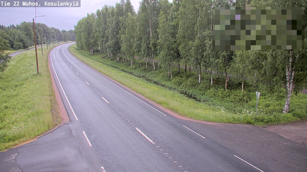 Kelikamerat Kuva Tie 22 Muhos, Kosulankylä, Muhos, Pohjois-Pohjanmaa
