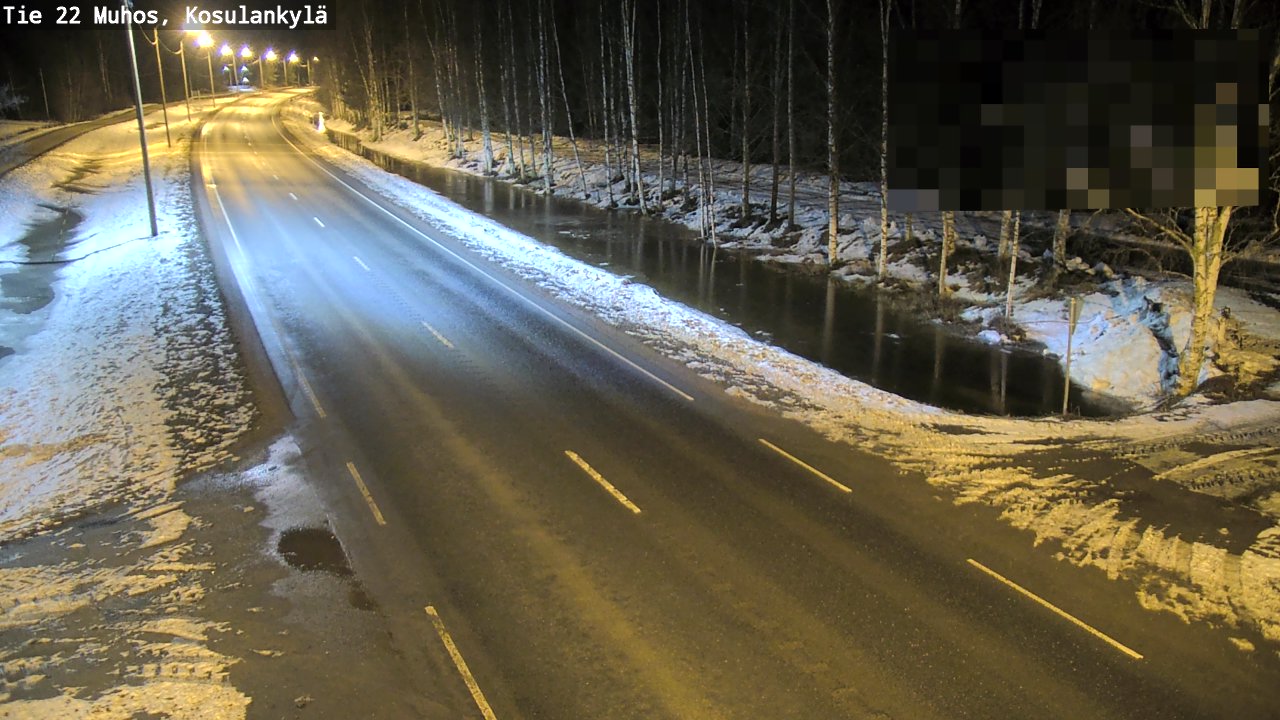 Kelikamerat Kuva Tie 22 Muhos, Kosulankylä, Muhos, Pohjois-Pohjanmaa