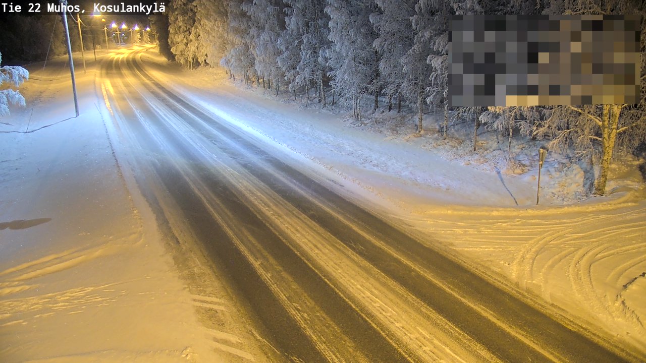 Kelikamerat Kuva Tie 22 Muhos, Kosulankylä, Muhos, Pohjois-Pohjanmaa