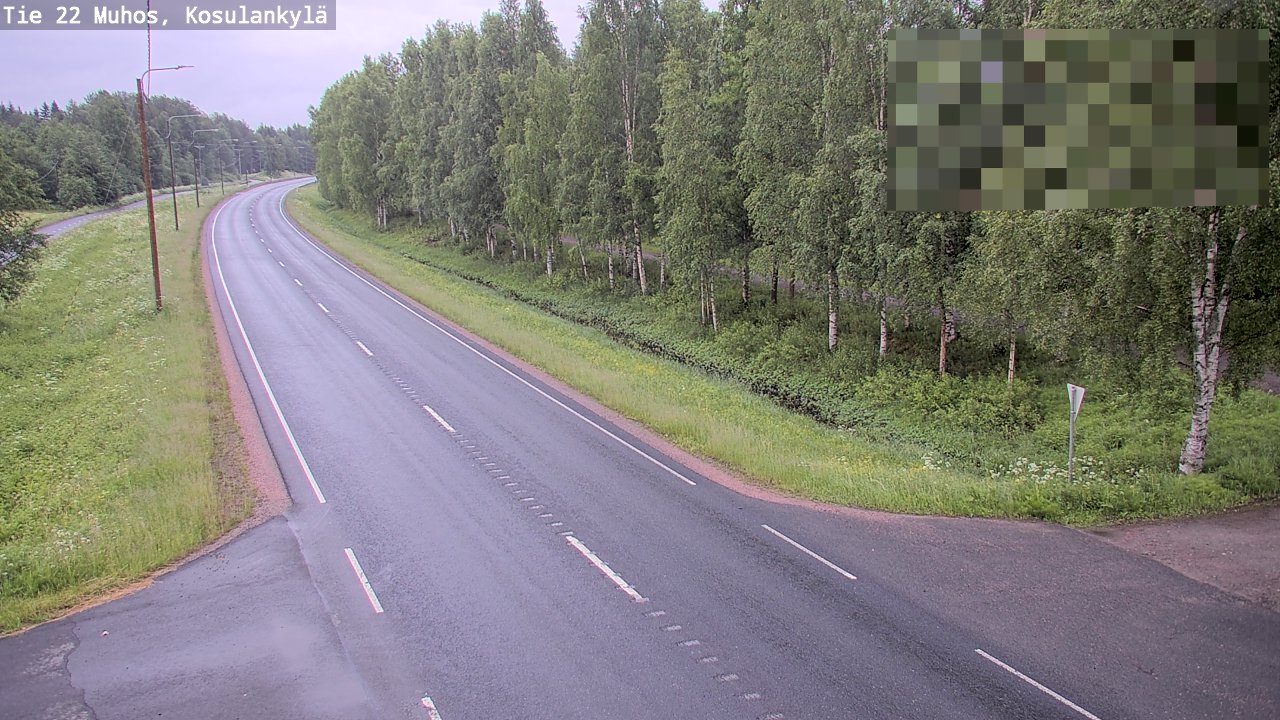 Kelikamerat Kuva Tie 22 Muhos, Kosulankylä, Muhos, Pohjois-Pohjanmaa