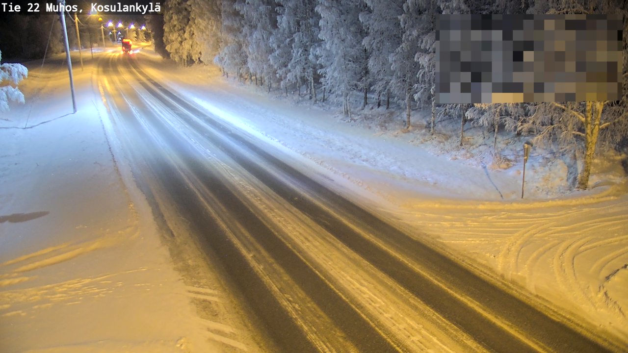 Kelikamerat Kuva Tie 22 Muhos, Kosulankylä, Muhos, Pohjois-Pohjanmaa