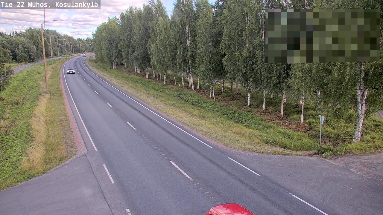 Kelikamerat Kuva Tie 22 Muhos, Kosulankylä, Muhos, Pohjois-Pohjanmaa