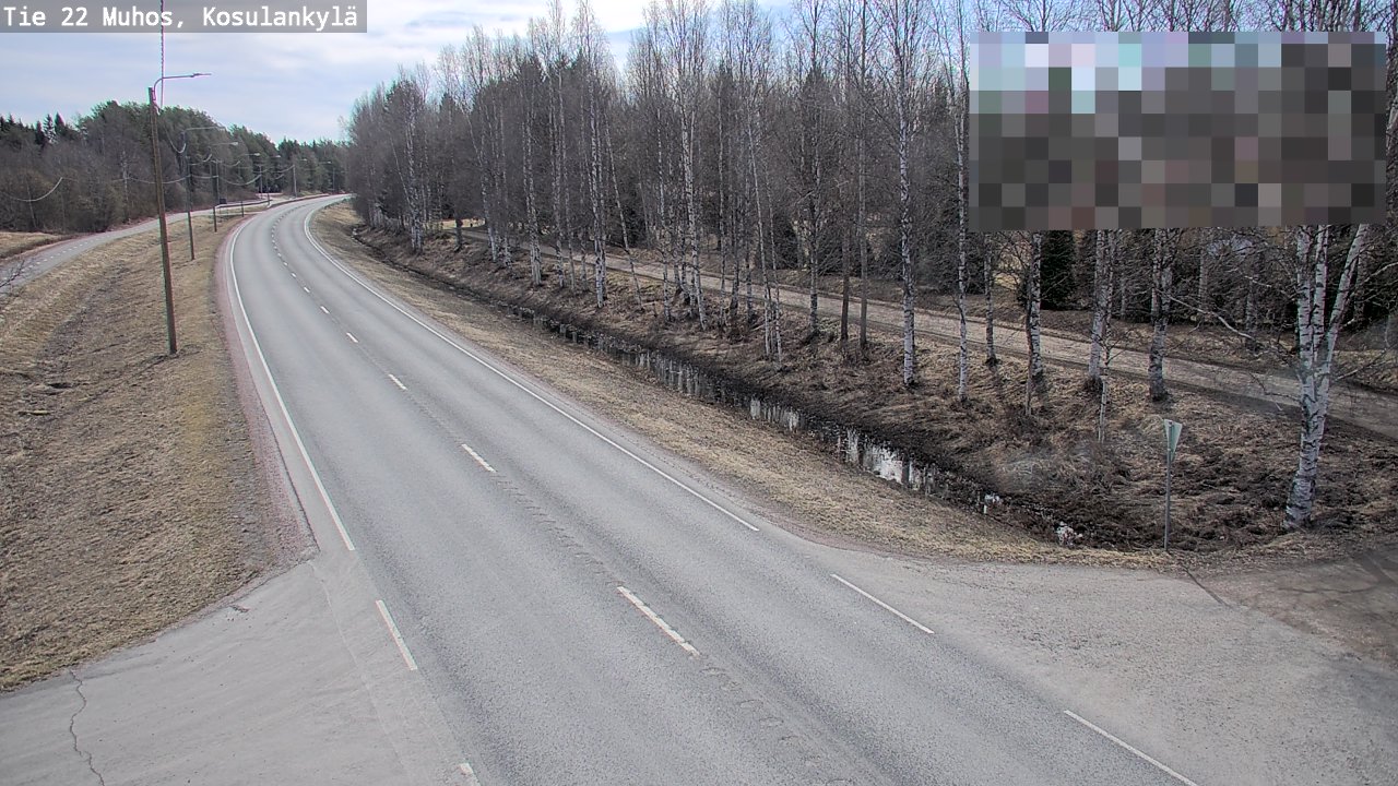 Kelikamerat Kuva Tie 22 Muhos, Kosulankylä, Muhos, Pohjois-Pohjanmaa