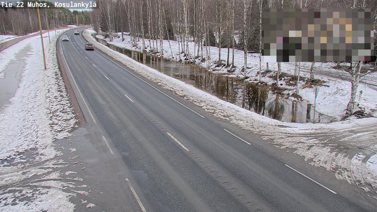 Kelikamerat Kuva Tie 22 Muhos, Kosulankylä, Muhos, Pohjois-Pohjanmaa