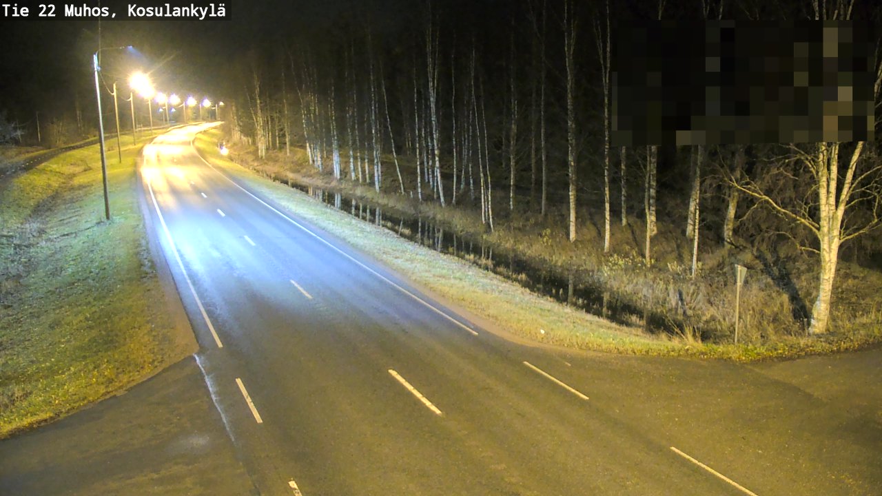 Kelikamerat Kuva Tie 22 Muhos, Kosulankylä, Muhos, Pohjois-Pohjanmaa