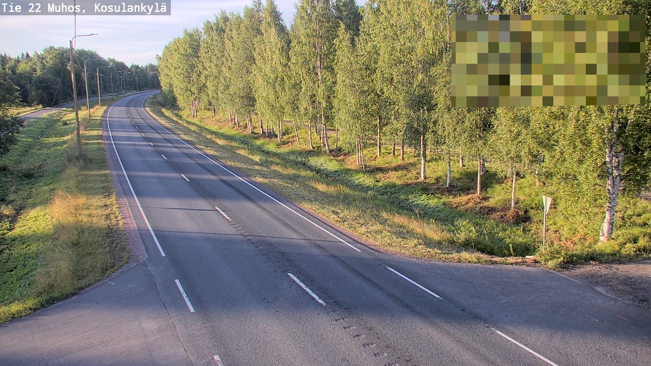 Kelikamerat Kuva Tie 22 Muhos, Kosulankylä, Muhos, Pohjois-Pohjanmaa