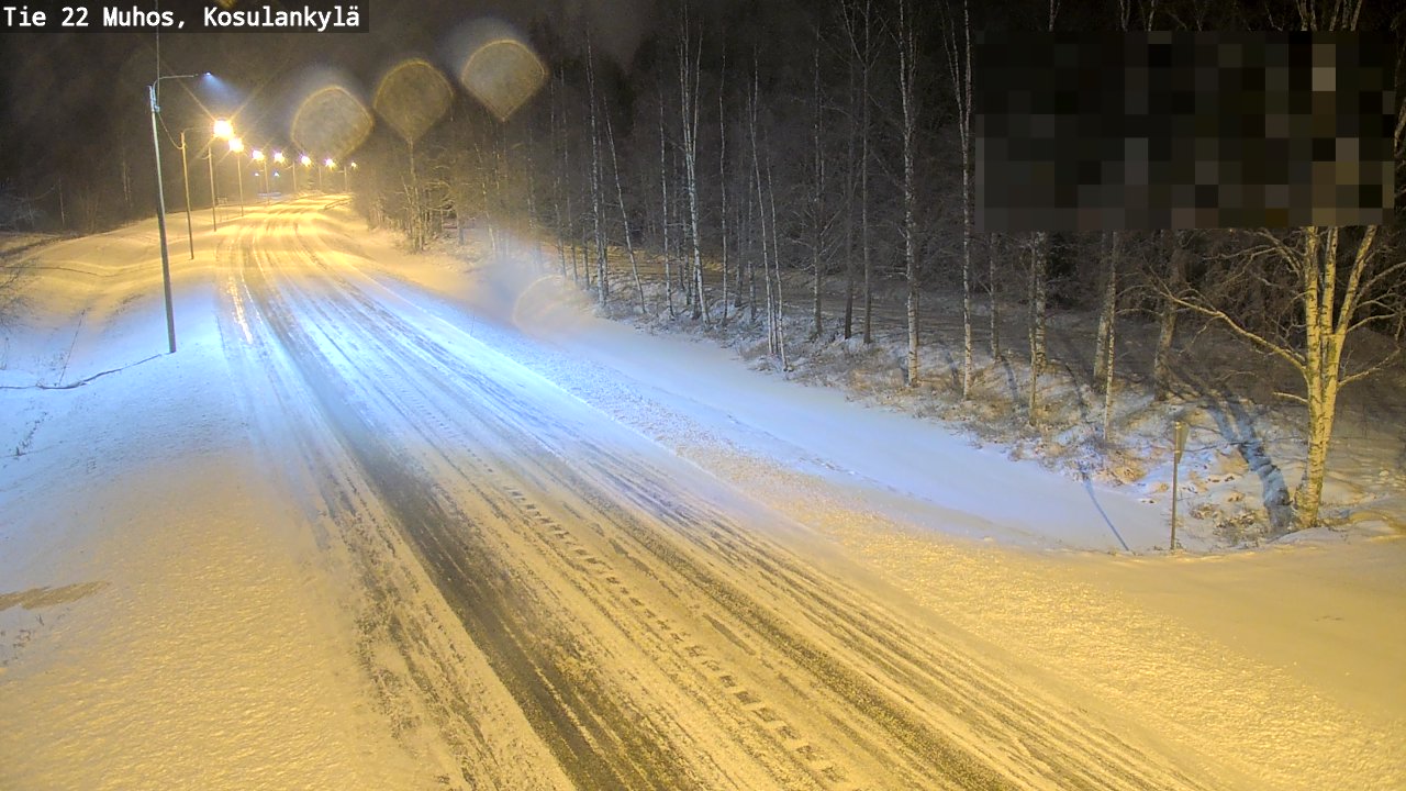 Kelikamerat Kuva Tie 22 Muhos, Kosulankylä, Muhos, Pohjois-Pohjanmaa