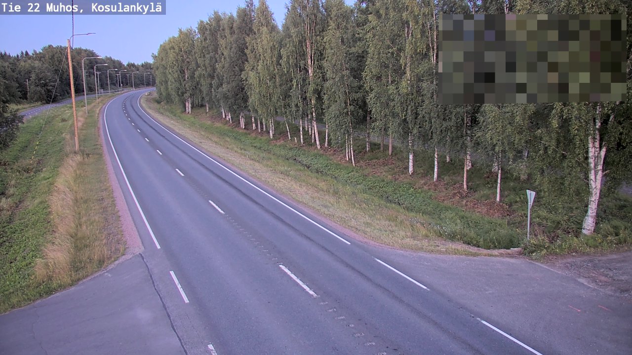Kelikamerat Kuva Tie 22 Muhos, Kosulankylä, Muhos, Pohjois-Pohjanmaa