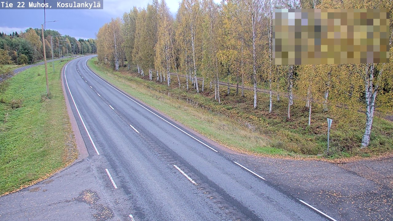 Kelikamerat Kuva Tie 22 Muhos, Kosulankylä, Muhos, Pohjois-Pohjanmaa