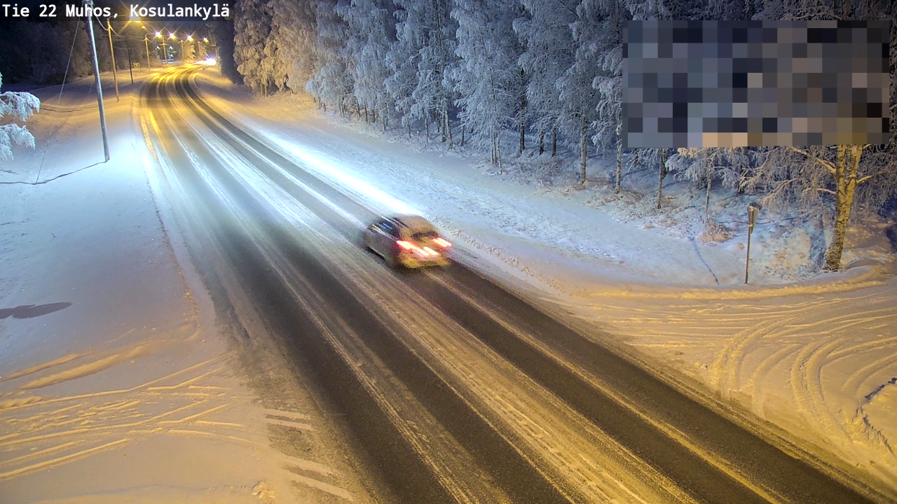 Kelikamerat Kuva Tie 22 Muhos, Kosulankylä, Muhos, Pohjois-Pohjanmaa