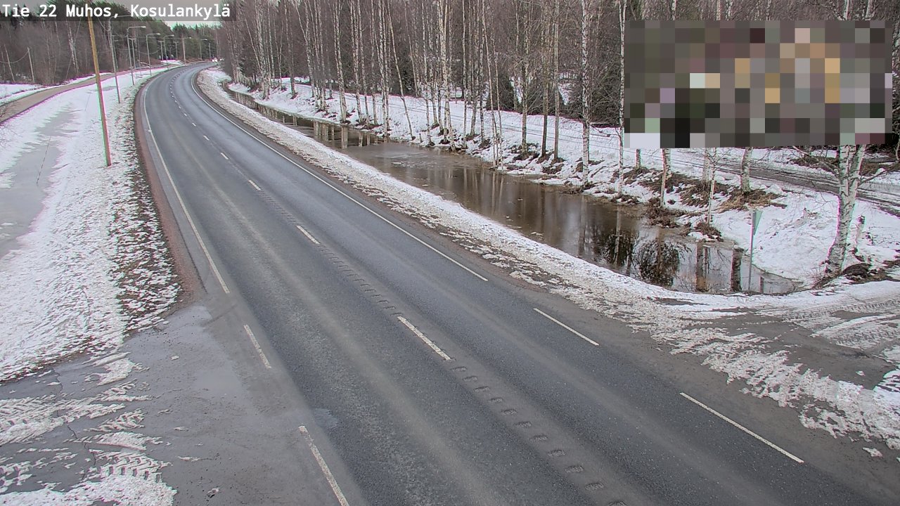 Kelikamerat Kuva Tie 22 Muhos, Kosulankylä, Muhos, Pohjois-Pohjanmaa