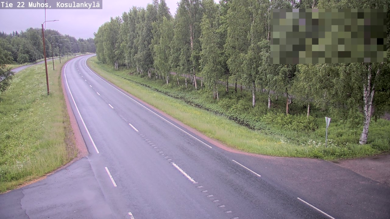 Kelikamerat Kuva Tie 22 Muhos, Kosulankylä, Muhos, Pohjois-Pohjanmaa