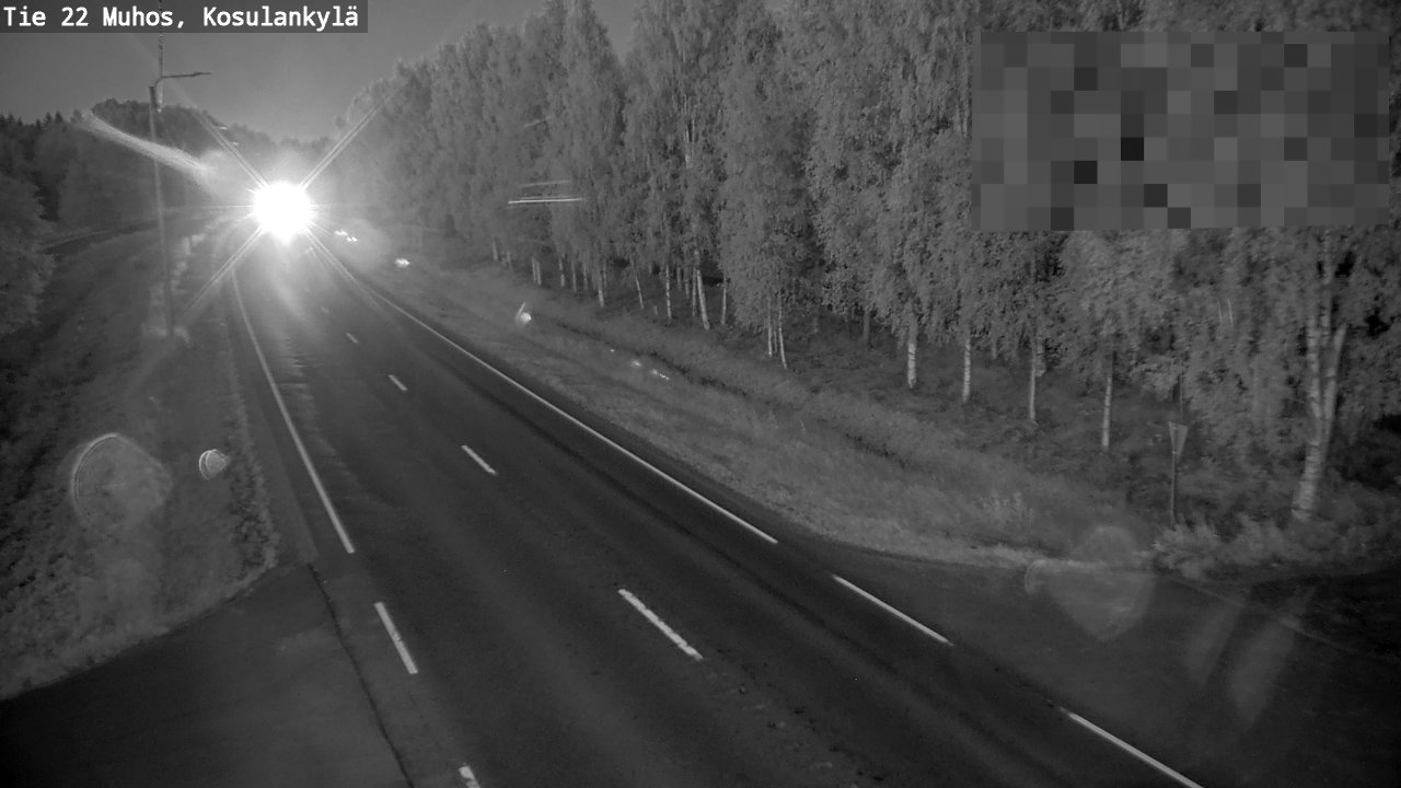 Kelikamerat Kuva Tie 22 Muhos, Kosulankylä, Muhos, Pohjois-Pohjanmaa