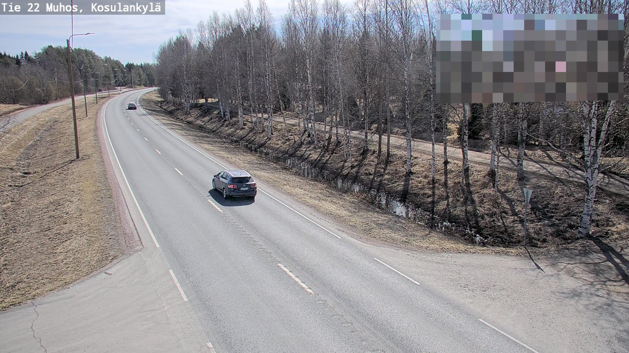 Kelikamerat Kuva Tie 22 Muhos, Kosulankylä, Muhos, Pohjois-Pohjanmaa