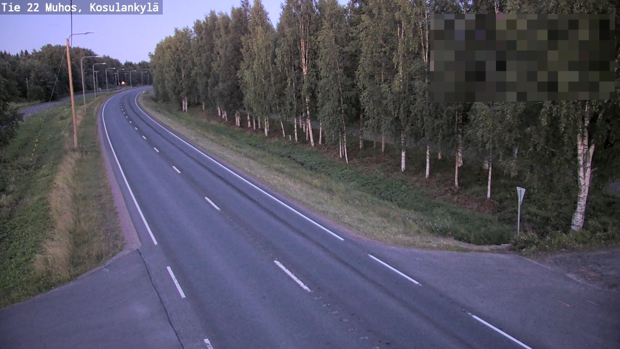 Kelikamerat Kuva Tie 22 Muhos, Kosulankylä, Muhos, Pohjois-Pohjanmaa