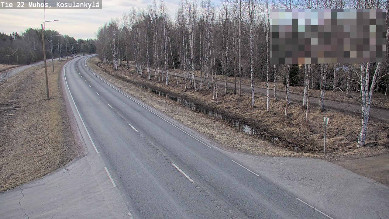 Kelikamerat Kuva Tie 22 Muhos, Kosulankylä, Muhos, Pohjois-Pohjanmaa