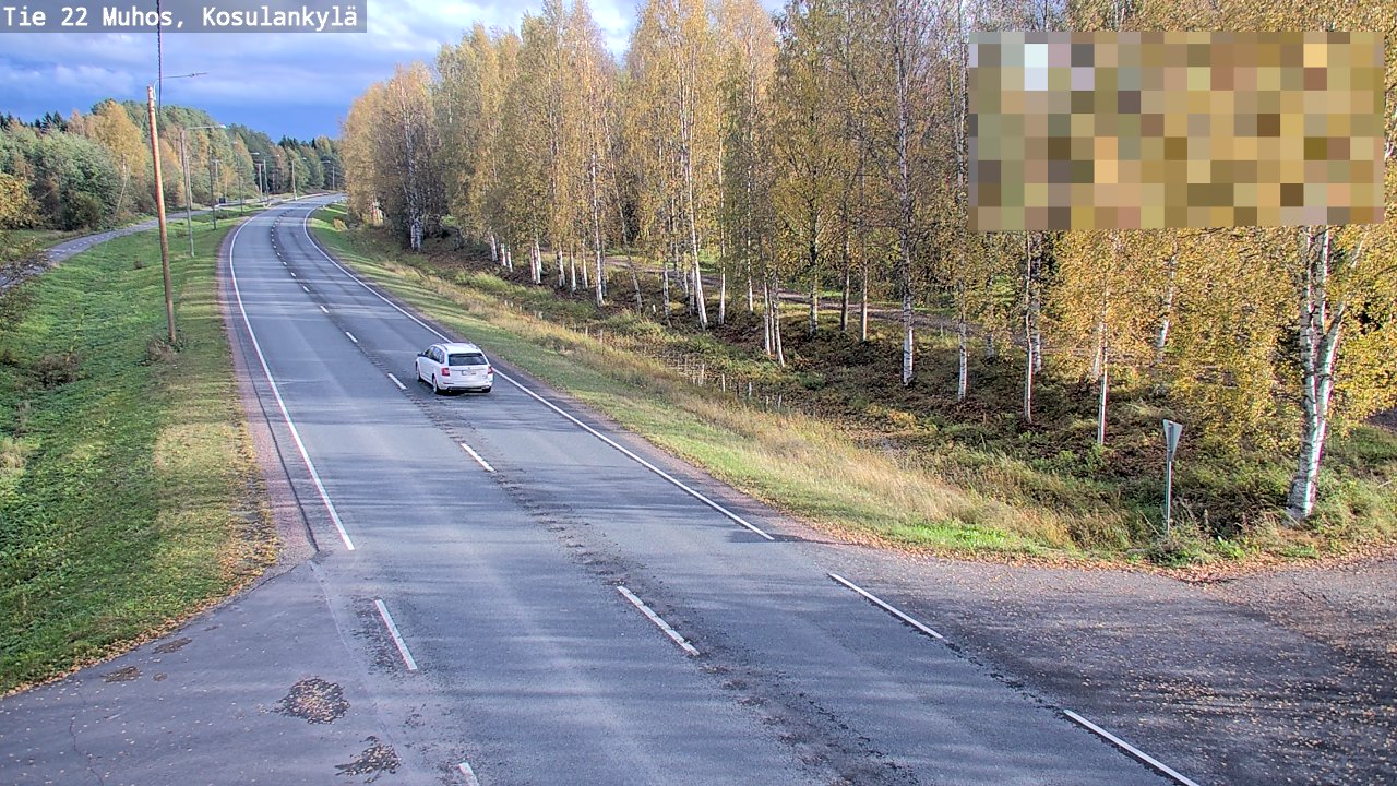Kelikamerat Kuva Tie 22 Muhos, Kosulankylä, Muhos, Pohjois-Pohjanmaa