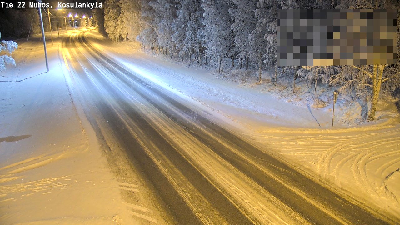 Kelikamerat Kuva Tie 22 Muhos, Kosulankylä, Muhos, Pohjois-Pohjanmaa