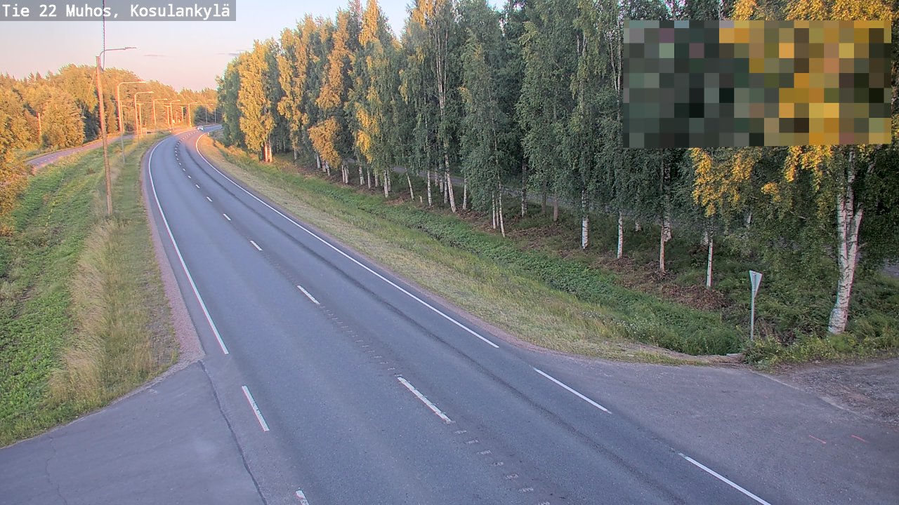 Kelikamerat Kuva Tie 22 Muhos, Kosulankylä, Muhos, Pohjois-Pohjanmaa