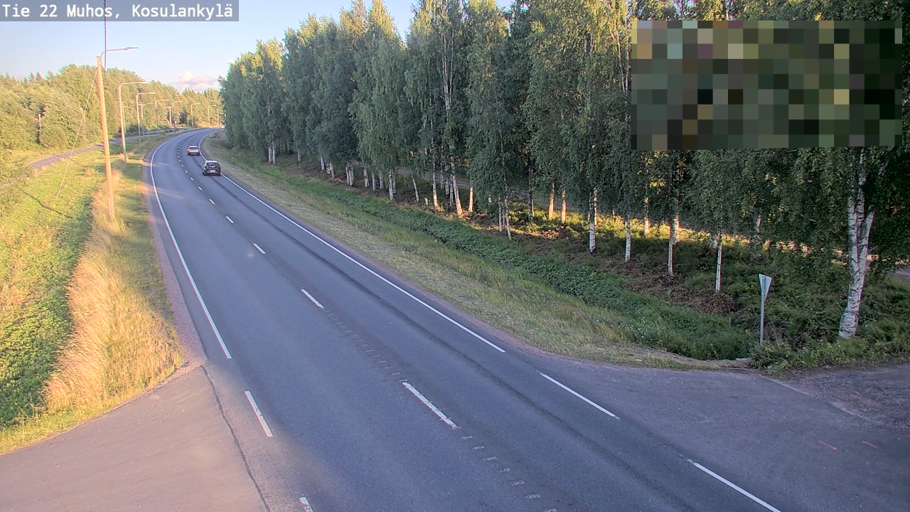 Kelikamerat Kuva Tie 22 Muhos, Kosulankylä, Muhos, Pohjois-Pohjanmaa