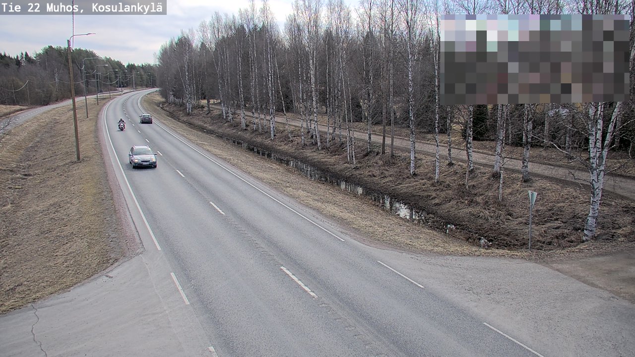 Kelikamerat Kuva Tie 22 Muhos, Kosulankylä, Muhos, Pohjois-Pohjanmaa