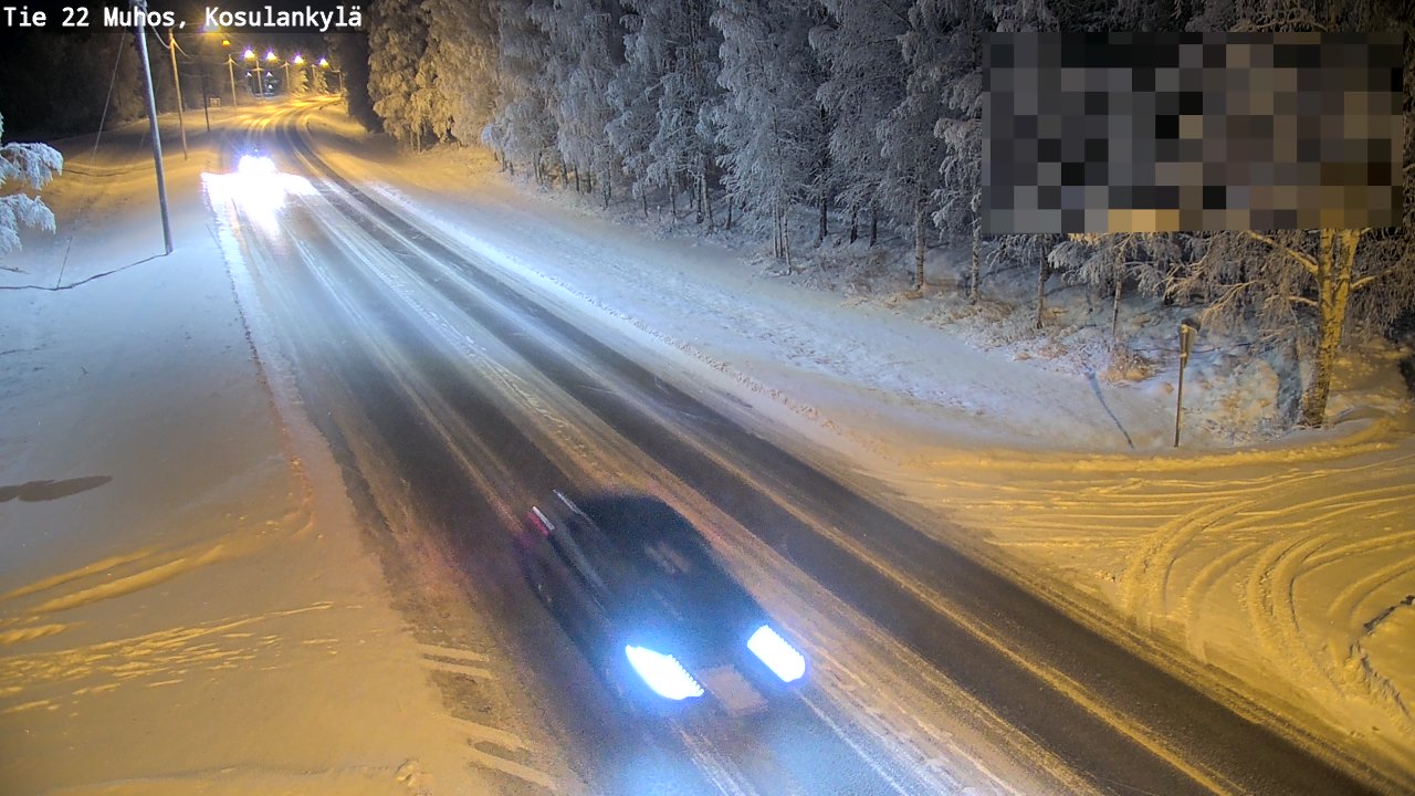 Kelikamerat Kuva Tie 22 Muhos, Kosulankylä, Muhos, Pohjois-Pohjanmaa