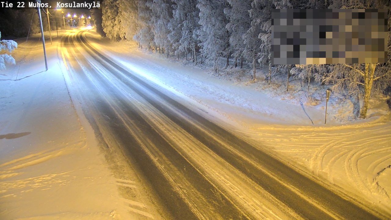 Kelikamerat Kuva Tie 22 Muhos, Kosulankylä, Muhos, Pohjois-Pohjanmaa