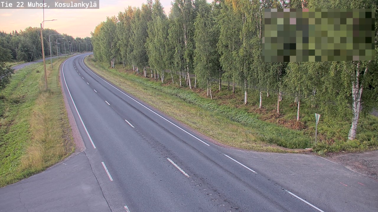 Kelikamerat Kuva Tie 22 Muhos, Kosulankylä, Muhos, Pohjois-Pohjanmaa