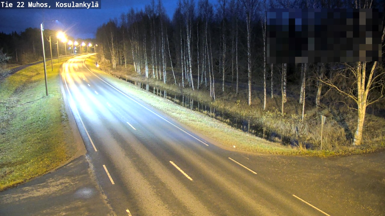 Kelikamerat Kuva Tie 22 Muhos, Kosulankylä, Muhos, Pohjois-Pohjanmaa