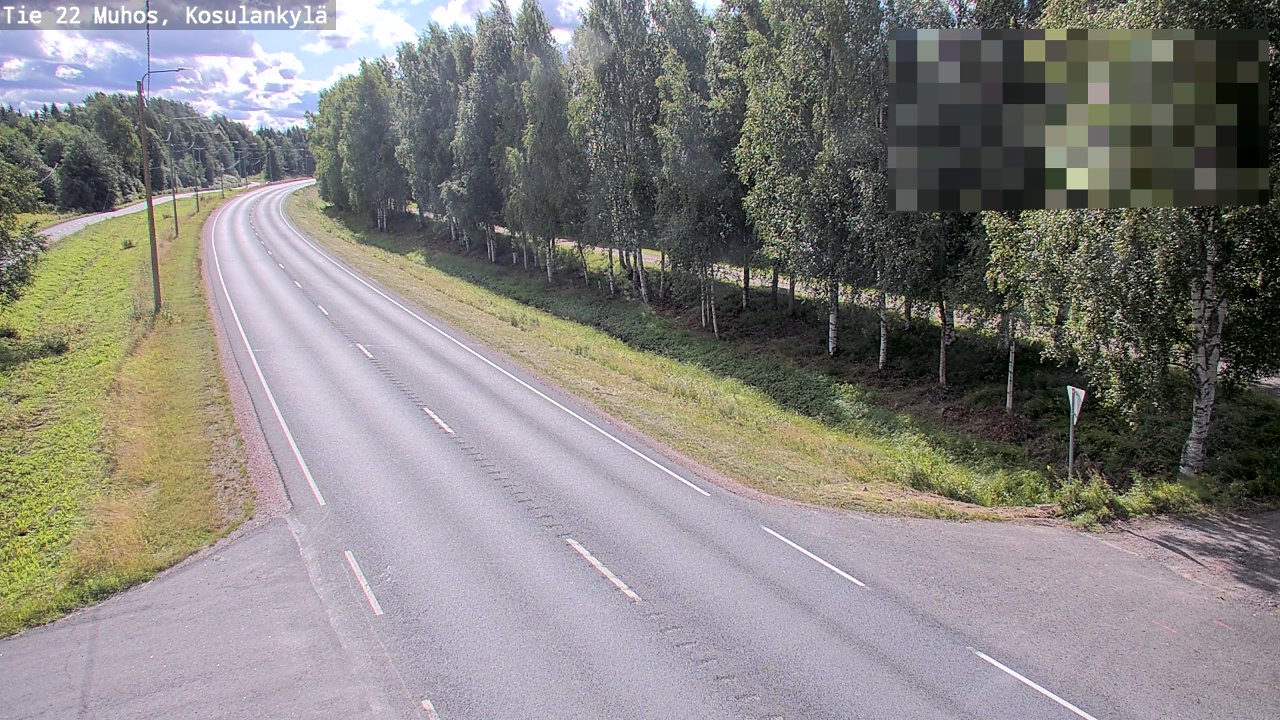 Kelikamerat Kuva Tie 22 Muhos, Kosulankylä, Muhos, Pohjois-Pohjanmaa