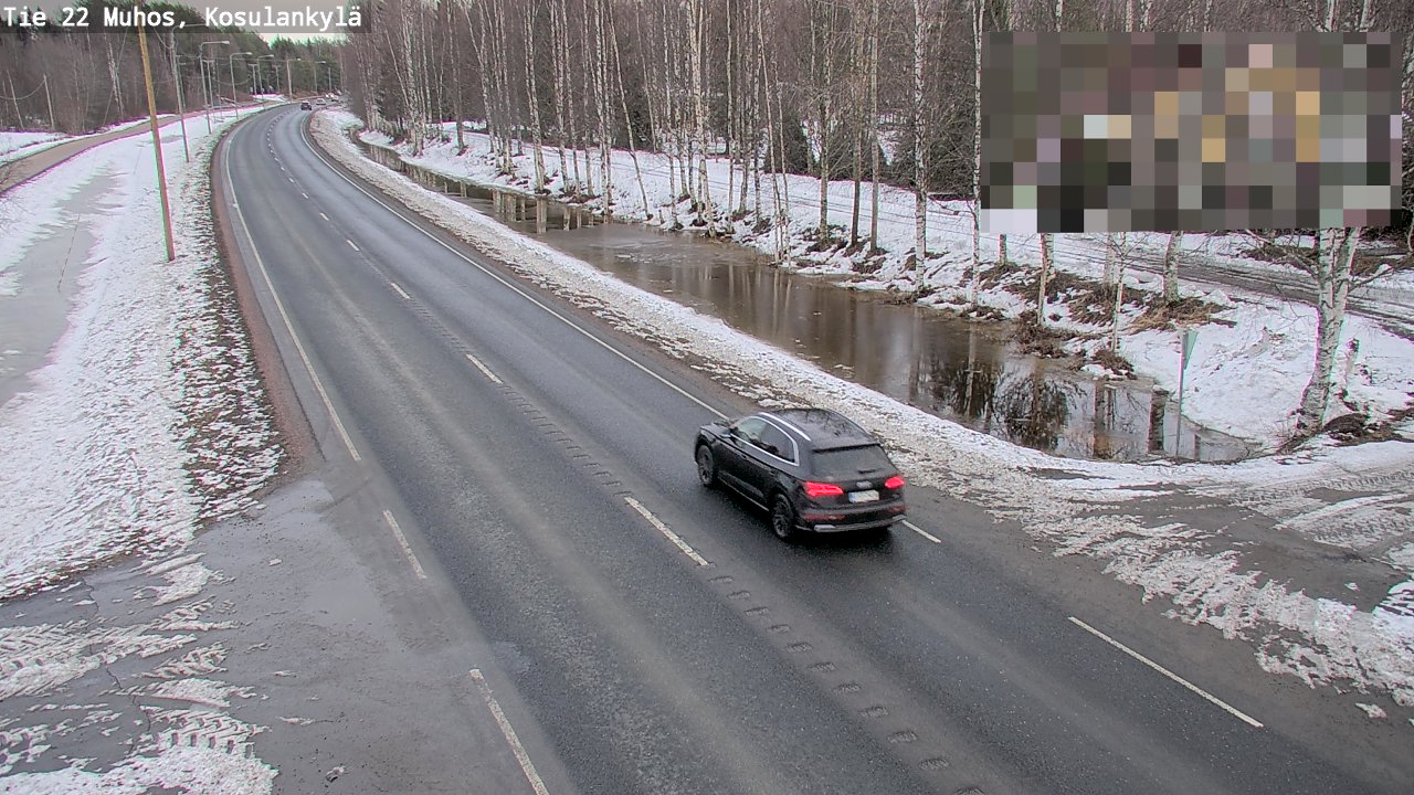 Kelikamerat Kuva Tie 22 Muhos, Kosulankylä, Muhos, Pohjois-Pohjanmaa