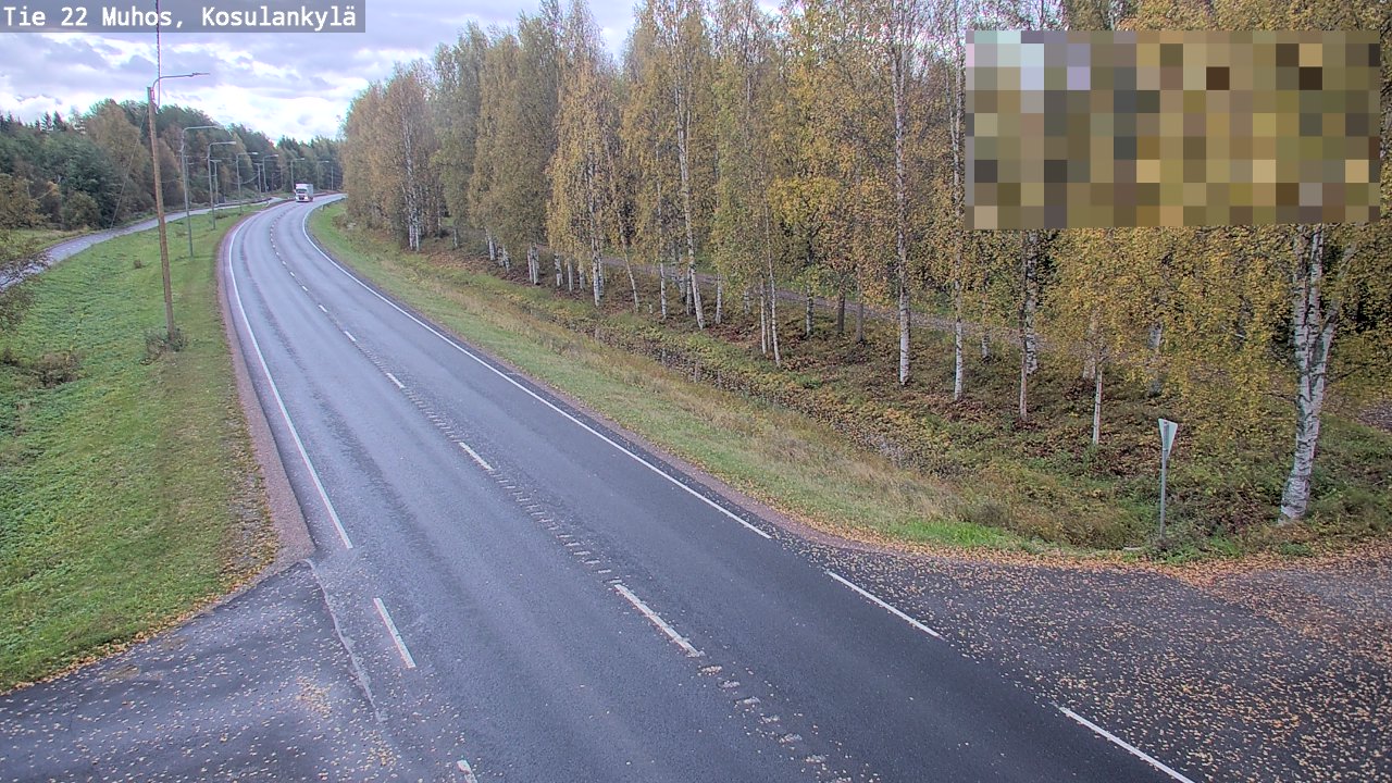 Kelikamerat Kuva Tie 22 Muhos, Kosulankylä, Muhos, Pohjois-Pohjanmaa