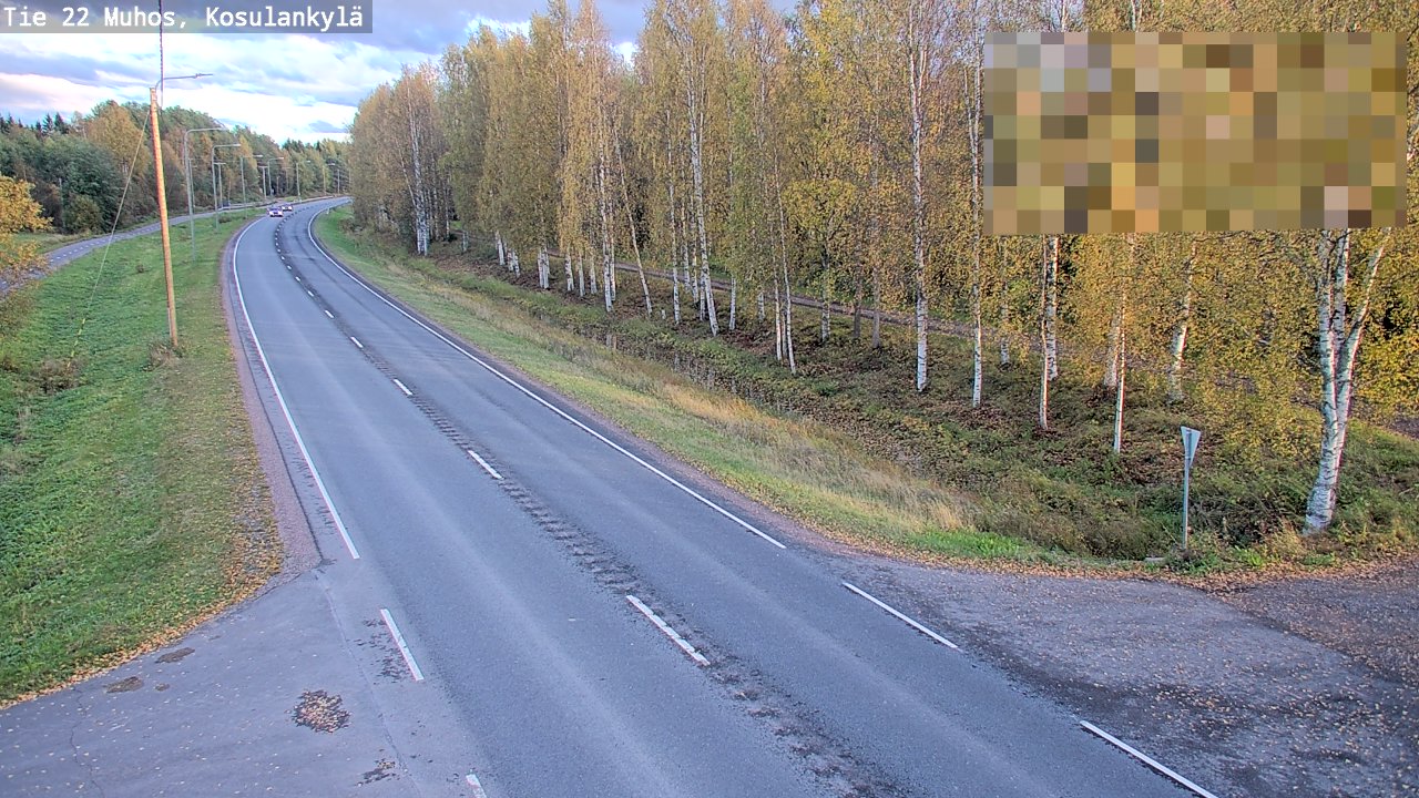 Kelikamerat Kuva Tie 22 Muhos, Kosulankylä, Muhos, Pohjois-Pohjanmaa