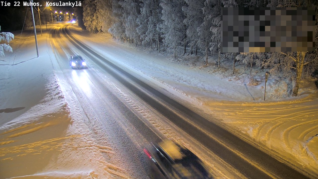 Kelikamerat Kuva Tie 22 Muhos, Kosulankylä, Muhos, Pohjois-Pohjanmaa