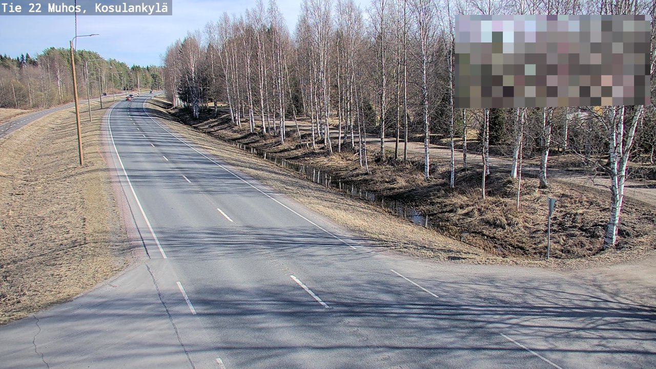 Kelikamerat Kuva Tie 22 Muhos, Kosulankylä, Muhos, Pohjois-Pohjanmaa