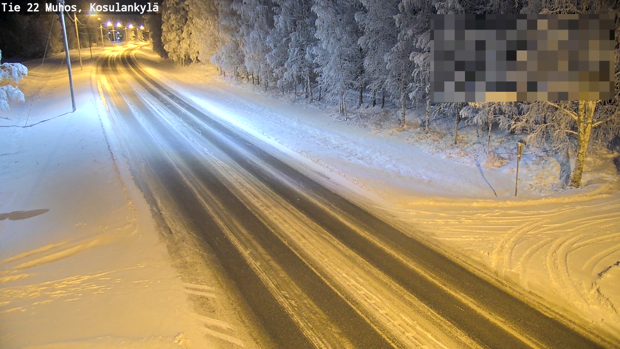 Kelikamerat Kuva Tie 22 Muhos, Kosulankylä, Muhos, Pohjois-Pohjanmaa