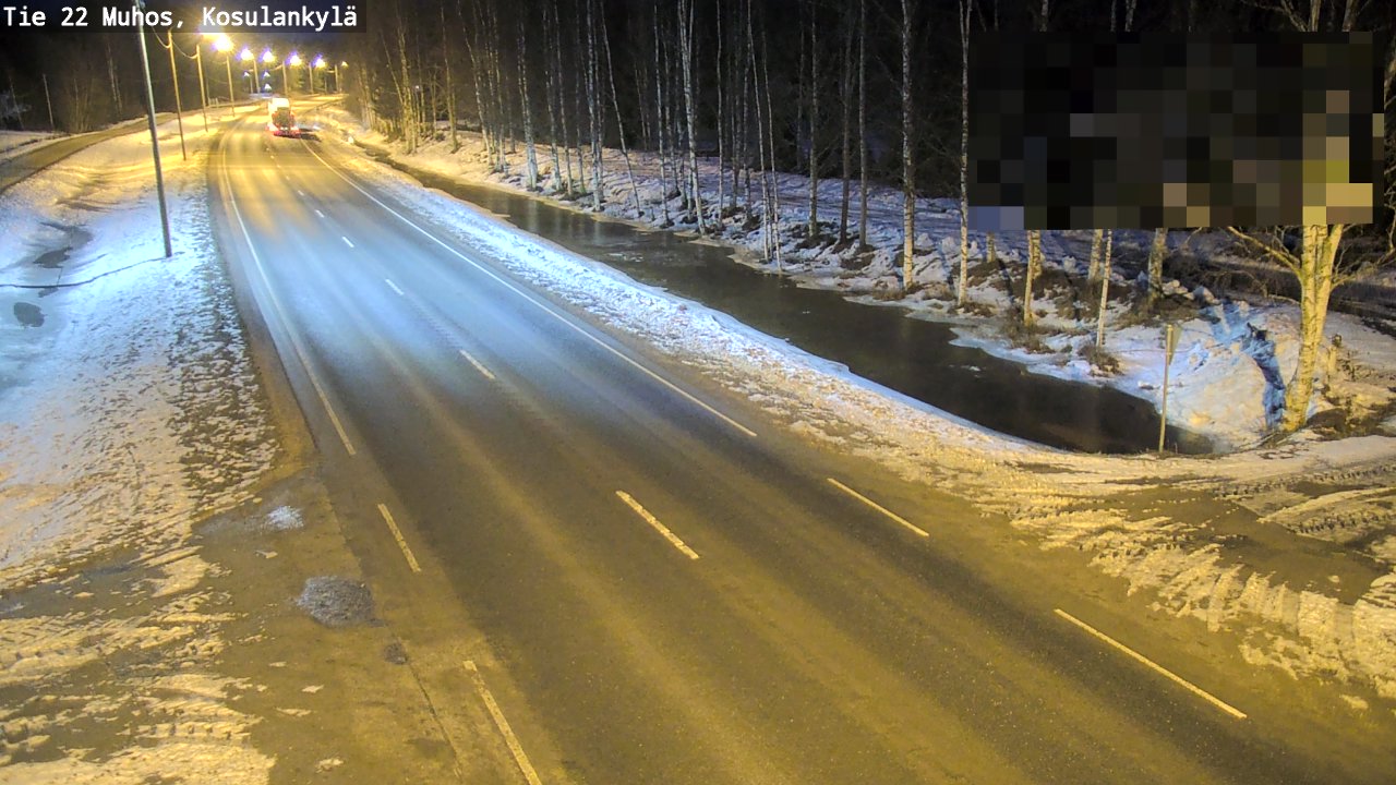 Kelikamerat Kuva Tie 22 Muhos, Kosulankylä, Muhos, Pohjois-Pohjanmaa